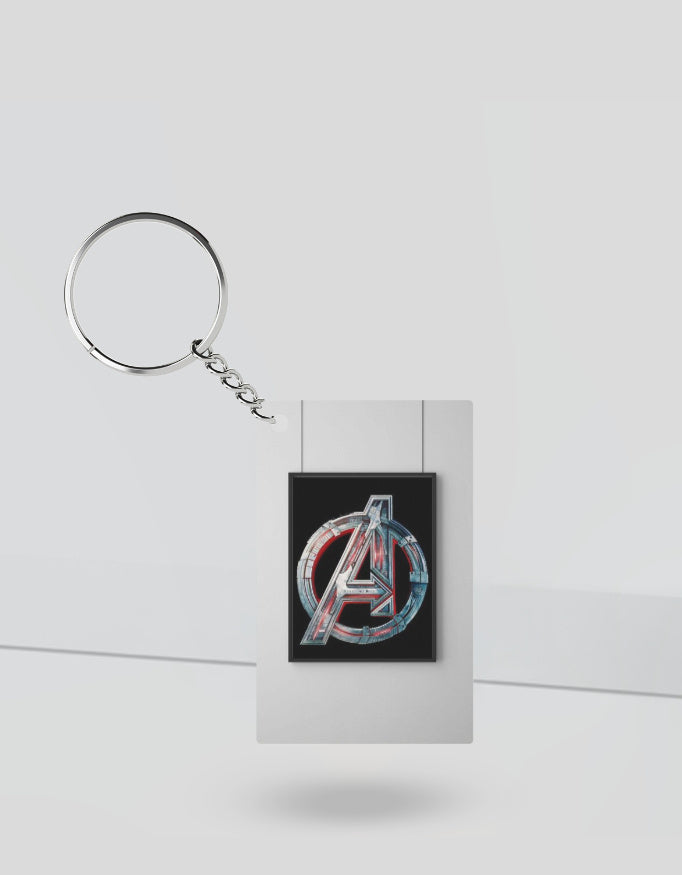 Avengers- Premium Acrylic Keychain - 3mm Glossy Finish | Rectangle & Square Designs