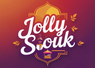 Logo of Jolly Souk with decorative elements on a gradient background