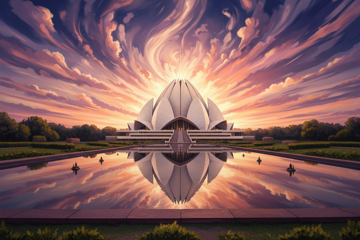 Lotus Temple Realistic