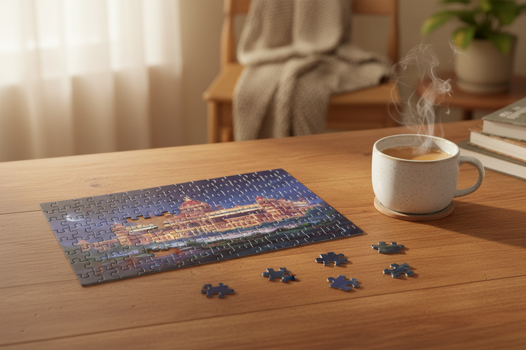 Mysore Palace Puzzle Lifestyle with Product Image
