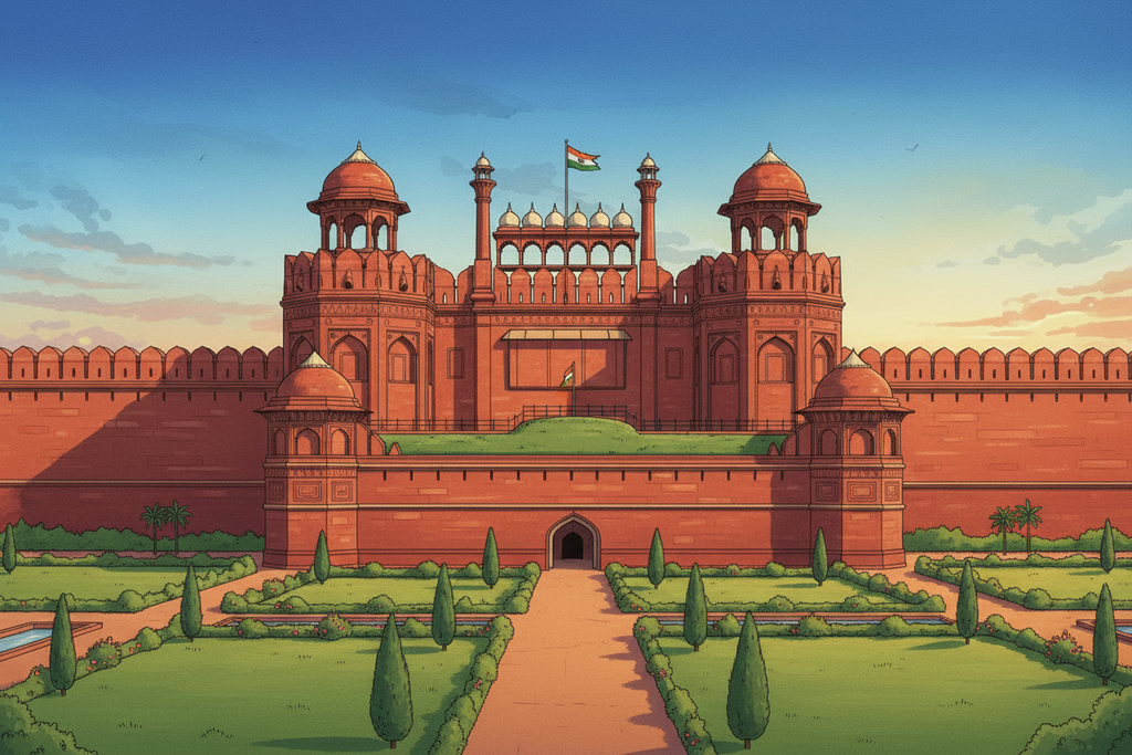 Red Fort Front View